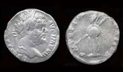 Septimius Severus, Denarius, Minerva reverse